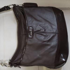 Coach Park Leather Bag Brown